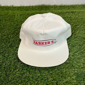 VTG Harker’s Inc Logo Adult Rope Har Adjustable Leather Strap Back Baseball Cap